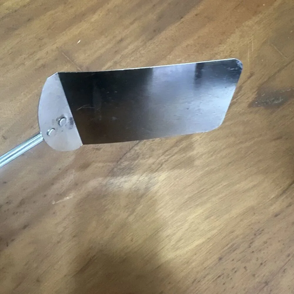 Vintage MCM Wooden Handle Long Spatula Retro